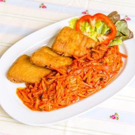 Vegetarisches Schnitzel mit Gemüsen - Kraut & Rüben in Osnabrück